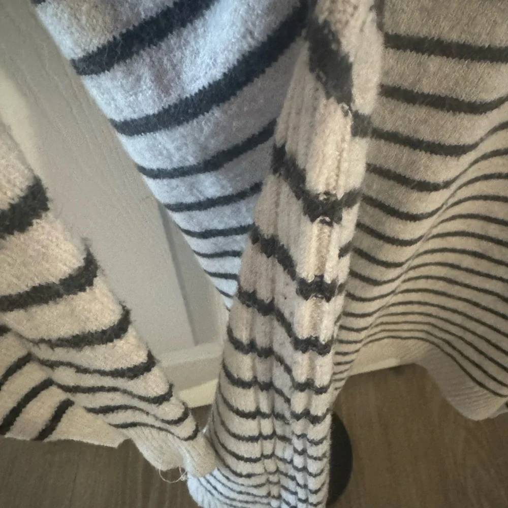 Caslon Black and off White Striped Sweater - Picture 4 of 7